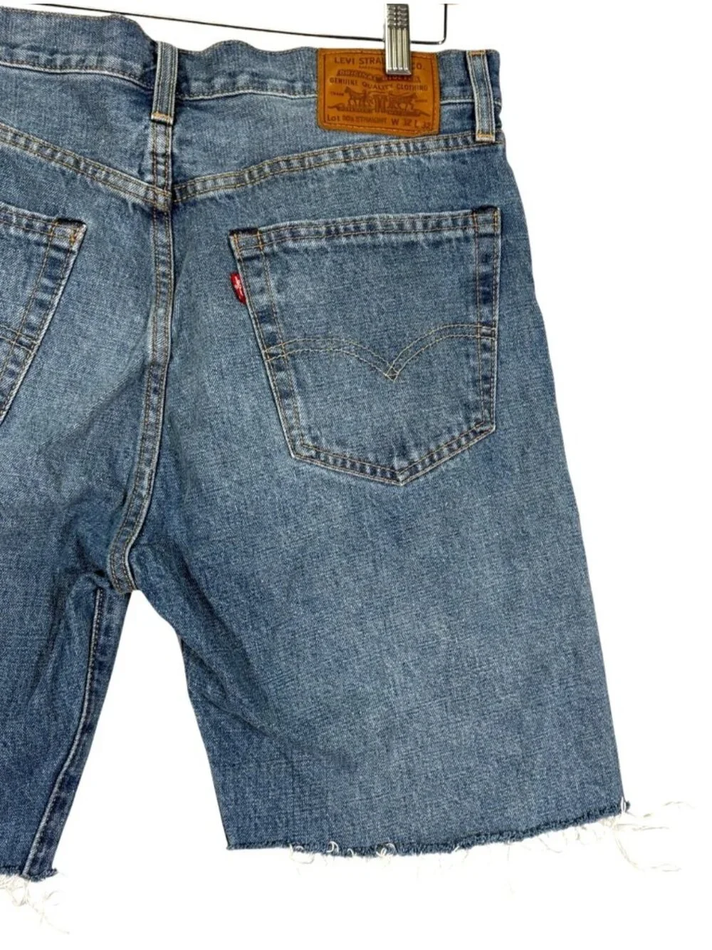 Levi's Mens Selvedge Denim Jorts Jean Shorts Size 32